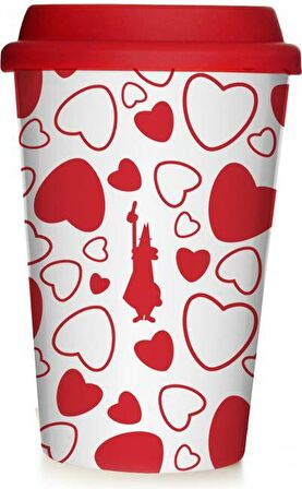 BIALETTI Y0TZ108 COFFEE TO GO KAFFEEBECHER PORZELLAN CUORE 3