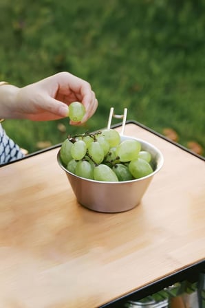 Çelik 550 ml Katlanır Kulp Ölçekli Kamp Ve Piknik Kasesi mt103