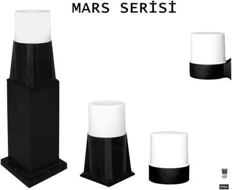 Mars Set Üstü Bahçe Lambası - Bahçe Tavan Lambası Zita Bahçe Aydınlatması 19 Cm Ip54 220v (UG-ZT-0280)