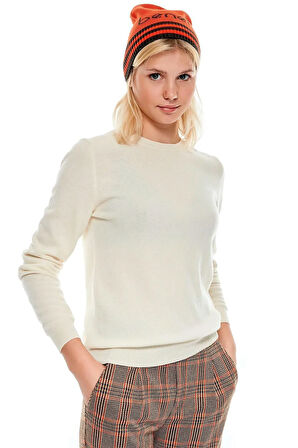 United Colors Of Benetton Kadın / Kız Ekru Kazak (Model Kodu: 123A1002D1K01 )