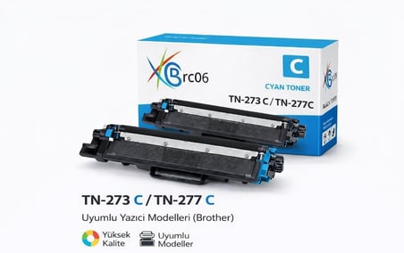 BROTHER uyumlu TN-277 Mavi Yüksek Kapasiteli Muadil Toner