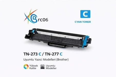 BROTHER uyumlu TN-277 Mavi Yüksek Kapasiteli Muadil Toner