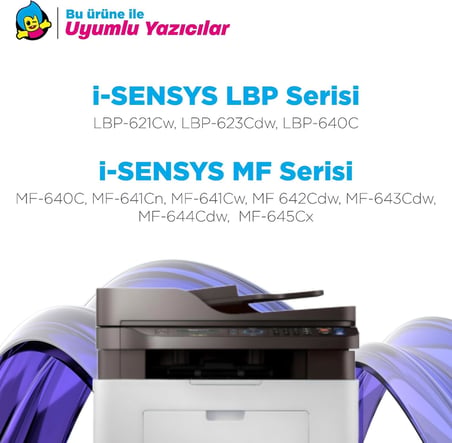 Canon Uyumlu CRG-054 Muadil Toner Set/LBP-621Cw /LBP-640C /LBP-623Cdw /MF640C /MF641Cn /MF641Cw /MF642Cdw / MF643Cdw / MF644Cdw / MF645Cx/ MF654cx