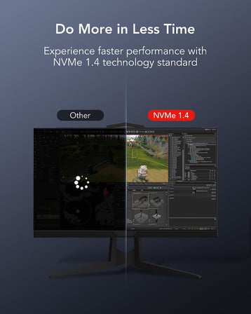 NM610PRO 500GB SSD, M.2 2280 PCIe Gen3x4 NVMe 1.4 dahili, 3300 MB/sn'ye kadar okuma, 1700 yazı, dahili 3D NAND Flash Solid State sürücü, dizüstü, masaüstü için