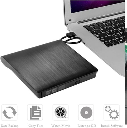 4368 USB 3.0 SATA 12.7 mm DVD RW Writer Otik Okuyucu Harici Kutusu