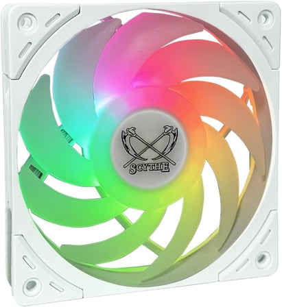 Wonder Tornado 120mm ARGB Beyaz Kasa Fanı 3'lü Paket, 26mm Kalınlık, 2500 RPM, FDB Rulman, Titreşim Önleyici Tasarım, 3-Pin ARGB, 120.000 Saat Ömür, PC ve Sıvı Soğutma Uyumlu