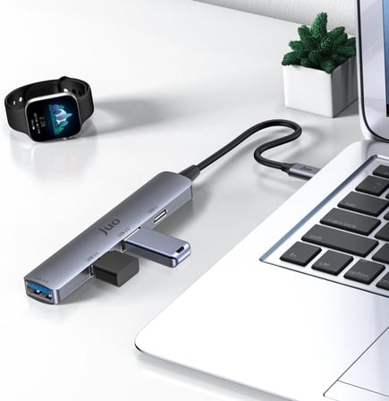 Type-C 4 Portlu USB 3.0 / USB 2.0 Çoklayıcı Dönüştürücü Hub
