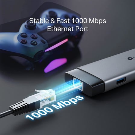 UH9120C, 4K 60Hz HDMI, Gigabit RJ45 Port, 100W Hızlı Şarj, SD ve MicroSD Kart Yuvası, 5Gbps Data Transfer Hızı, 9'u Bir Arada USB-C Hub