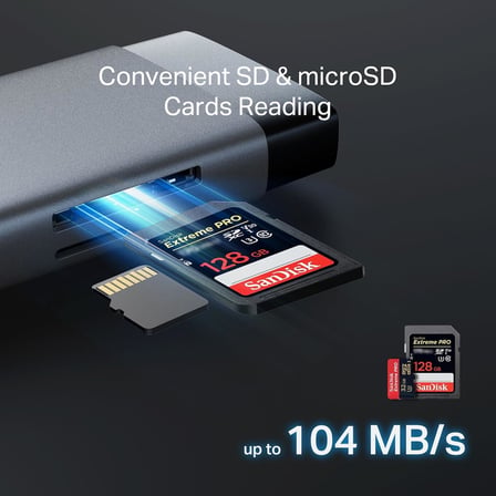 UH9120C, 4K 60Hz HDMI, Gigabit RJ45 Port, 100W Hızlı Şarj, SD ve MicroSD Kart Yuvası, 5Gbps Data Transfer Hızı, 9'u Bir Arada USB-C Hub