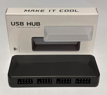 USB Hub, Çok Portlu Bağlantı Genişletici, Siyah, Kompakt Tasarım