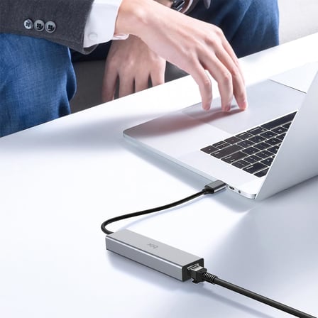 BXC06HB Type-C'den 3 Bağlantı Noktalı Gigabit Ethernet USB 3.2 Hub