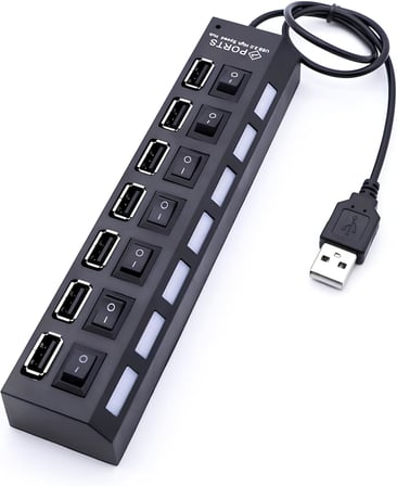 A4874-7 Portlu Usb 2.0 Hub Switch Çoklayıcı Çoğaltıcı