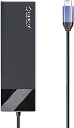 Type-C PD100W 4K 30Hz HDMI SD TF 5Gbps Type-C 4 USB-A Portlu Hub Çoklayıcı