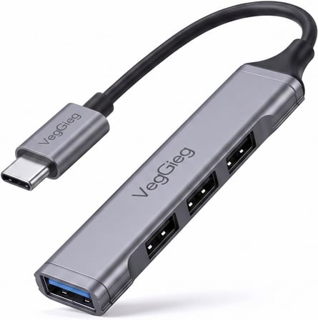 4 Portlu Type-C to USB 3.0 + 3*USB 2.0 Çoklayıcı Dönüştürücü USB Hub