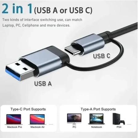 STORE 2 in 1 Adaptör 4 Port Type C USB 3.0 Hub For Mac Book Pro Air Otg USB 3.0 Adapter Type-C Çevirici USB Hub - (SW-HUB1)