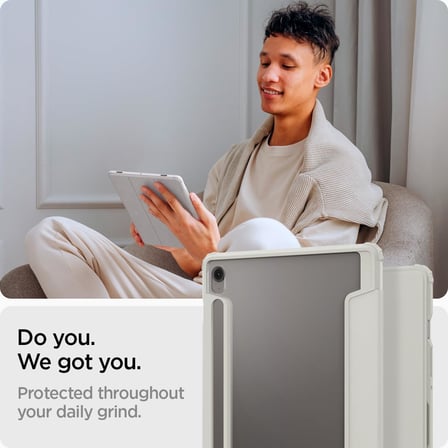 Galaxy Tab S10 FE/Tab S9 ile Uyumlu Kılıf Ultra Hybrid Pro Gray - ACS09533