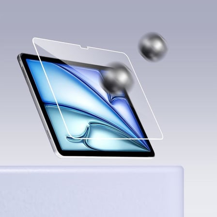 Apple iPad Air 11 İnç İle Uyumlu Ekran Koruyucu 9h Temperli Kırılmaz Esnek Nano Cam, Çizilmeye Ve Darbeye Dayanıklı Koruma, Hd Şeffaf M2 M3 M4