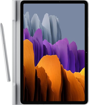 Book Cover EF-BT630 Bookcase Galaxy Tab S8, Galaxy Tab S7 Açık Gri Tablet Kılıfı