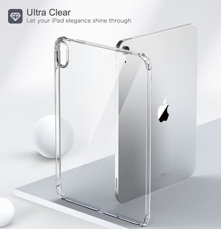 iPad 11. Nesil (A16) / 10. Nesil Uyumlu Köşe Korumalı Şeffaf Esnek Antishock Kılıf Şeffaf