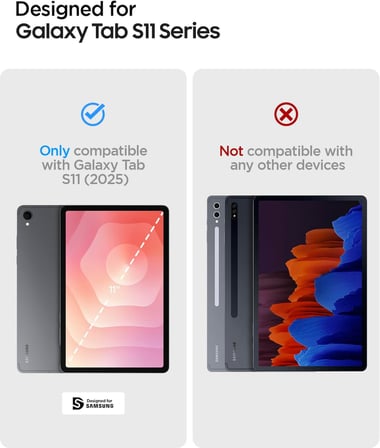 Galaxy Tab S11 ile Uyumlu Kılıf Nano Pop Black Sesame - ACS10214