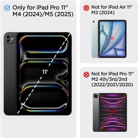 iPad Pro 11" (2025/2024) ile Uyumlu Kılıf Urban Fit Rose Gold - ACS07021