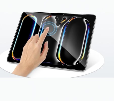 Apple iPad Pro 11 İnç İle Uyumlu Ekran Koruyucu 9h Temperli Kırılmaz Esnek Nano Cam, Çizilmeye Ve Darbeye Dayanıklı Koruma, Hd Şeffaf M4 M5 Çip A3357 A3358 A2836 A2837