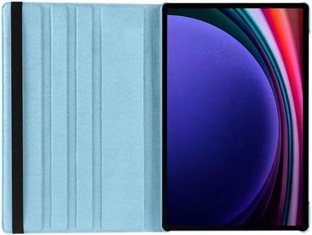 Zore Dönebilen Standlı Kılıf-Siyah Galaxy Tab S9 Ultra SM-X910 ile uyumlu