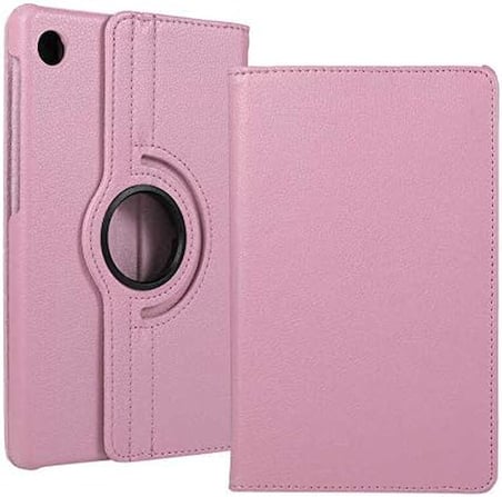 Honor ile uyumlu Pad X8 Dönebilen Standlı Kılıf Pembe Açık