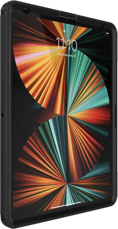 iPad Pro 12.9" (3. nesil 2018/4. nesil 2020/ 5. nesil 2021/6. nesil 2022) Defender Kılıf, Entegre Ekran Koruyuculu Ultra Sağlam Kılıf, Askeri Standartlara Göre 2 Kez Test Edilmiştir, Siyah