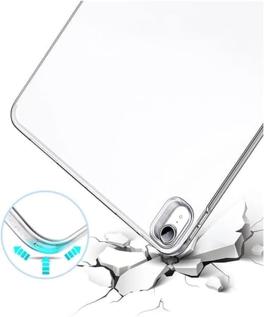 ESR iPad Air 11 İnç (2024) Uyumlu Şeffaf Tablet Kılıf Ultra İnce TPU Darbe Emici Koruyucu Arka Kapak Sararmaya Dayanıklı Şeffaf Kılıf