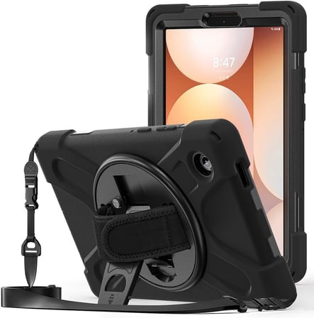 Galaxy ile uyumlu Tab A11 Plus Defender Tablet Silikon Siyah