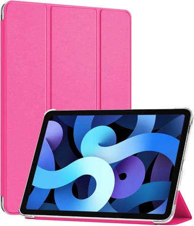 Apple iPad Pro 11 2025 için Kılıf (A3357-A3358) Slim Translucent Back Smart Cover Pembe [iPad Pro 11 2025 ile Uyumlu Kılıf - Pembe]