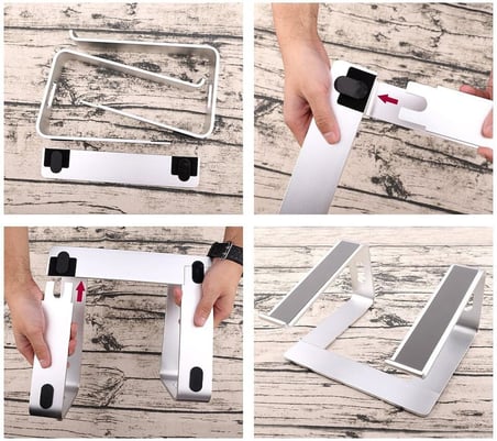 Aliminyum Sabit Laptop Macbook Notebook Yükseltici Tutucu cin274
