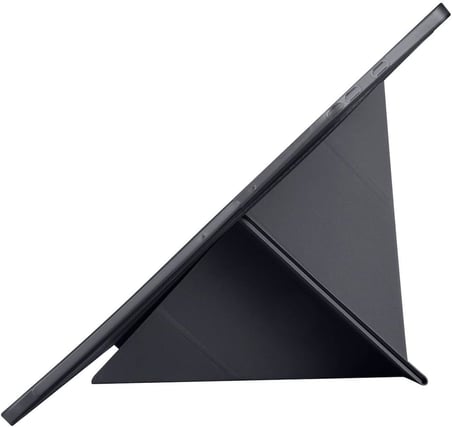 Galaxy Tab Serisi Tri Folding Kalem Bölmeli Standlı Kılıf – 4 Farklı Stand Açısı (Siyah, Galaxy Tab S9 Ultra)