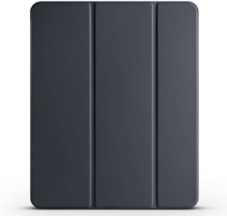 Apple İpad Air 11 2025 M3 Zore Smart Cover Kalem Bolmeli Standli 1 1 Kilif – Darbelere Karsi Maksimum Koruma, Saglam Deri, Kolay Kullanim (Siyah)