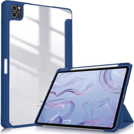 iPad Pro 11inç M4/M5 ile uyumlu Kılıf Grafiti Şeffaf Kalem Bölmeli 2024/2025