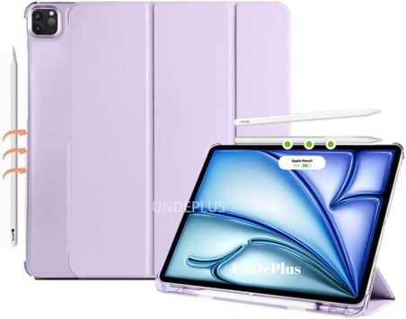 iPad Pro 11 3./4. Nesil M2 ile uyumlu Kılıf Flip Cover Kalem Bölmeli PC Case 2020-2022 Lila