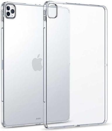 iPad Pro 12.9 Pro 2020 (4.Nesil), ile Uyumlu Zore Tablet Süper Silikon Kapak, Renksiz