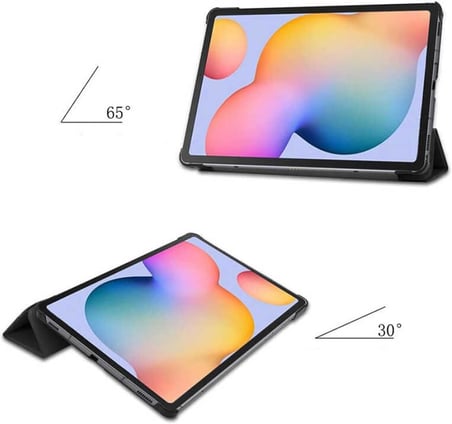 Siyah 11.2" 2.Nesil Zore Smart Cover Standlı 1-1 Kılıf-Siyah Lenovo Tab P11 Pro ile uyumlu