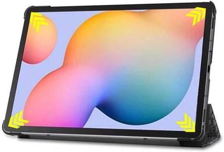 Siyah 11.2" 2.Nesil Zore Smart Cover Standlı 1-1 Kılıf-Siyah Lenovo Tab P11 Pro ile uyumlu
