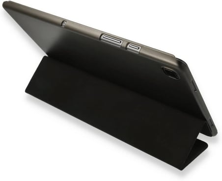 Apple iPad Air 9.7 2017 inç ile uyumlu Kılıf Stand olabilen, Uyku Modlu, Toz ve Kirden Koruyan, ergonomik yapılı, Katlanabilir Lissome Smart Cover (Siyah)