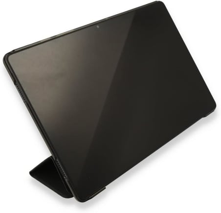 Apple iPad Air 9.7 2017 inç ile uyumlu Kılıf Stand olabilen, Uyku Modlu, Toz ve Kirden Koruyan, ergonomik yapılı, Katlanabilir Lissome Smart Cover (Siyah)