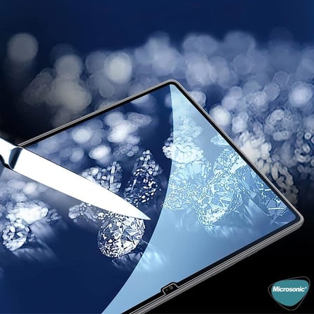 Samsung Galaxy Tab S8 X700 Tempered Glass Cam Ekran Koruyucu [Galaxy Tab S8 X700 ile Uyumlu Ekran Koruyucu - Şeffaf]