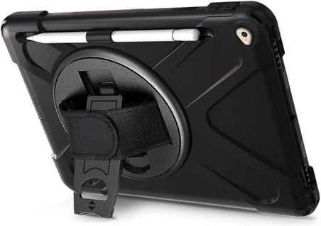 Apple iPad Mini 4 için Kılıf (A1538-A1550) Heavy Defender Siyah [iPad Mini 4 ile Uyumlu Kılıf - Siyah]