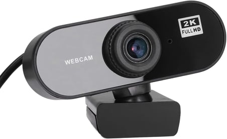 WebCam 2K Full HD Konferans Kamera Dahili Mikrofon Chat Görüntülü Sohbet Yayın Kamerası HD Video Web Kamerası 812