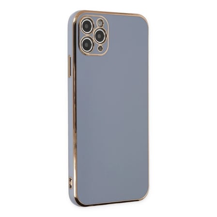 Apple iPhone 11 Pro Max Kılıf Volet Silikon - Mavi