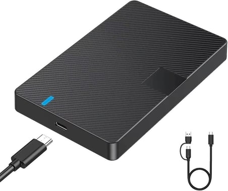 CR11 Type-C 3.1'den Type-C 3.1 ve USB 3.0'a 2.5” HDD/SSD Harici Disk Kutusu – USB 3.0/3.1, Tak-Çalıştır, 6TB Destekli, Aletsiz Kurulum, LED Göstergeli, Windows ve Mac Uyumlu
