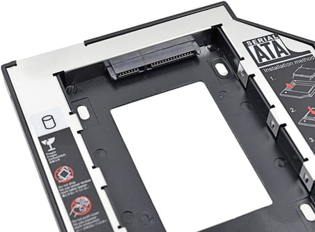 Al-4717 12.7 mm SATA HDD Harddisk Caddy Kızak Kutu Laptop SSD Notebook Ikinci HDD Takma
