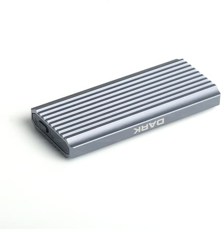 USB 3.2 Gen2 Type C - M.2 NVMe & SATA SSD RGB LED'Lİ Disk Kutusu (DK-AC-DSEM5)