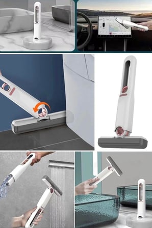 Portatif Sıkma Paspas Mini Temizleme El Tipi Mutfak Banyo Pencere Araba Sünger Pratik Temizleyici